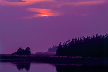 AM-LA-34&nbsp;&nbsp;&nbsp;&nbsp;&nbsp;&nbsp;&nbsp;&nbsp; Sunset At Schoodic Peninsula, Acadia National Park, Maine