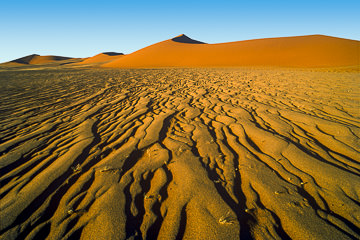 AF-LA-14 Sand Patterns, Namib Desert, Namibia, Africa
