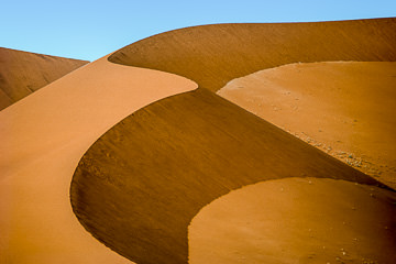 AF-LA-85 Sand Dune Pattern, Namib Desert, Namibia, Africa