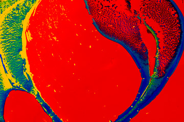 MH-30&nbsp;&nbsp;&nbsp;&nbsp;&nbsp;&nbsp;&nbsp;&nbsp; Abstract Close-Up Of Paints Mixing