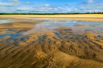 BR-LA-42 Beach At Mogiquicaba, Bahia, Brazil