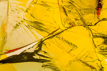 VID-23&nbsp;&nbsp;&nbsp;&nbsp;&nbsp;&nbsp;&nbsp;&nbsp; Vidrio - Broken Glass Abstract In Yellow